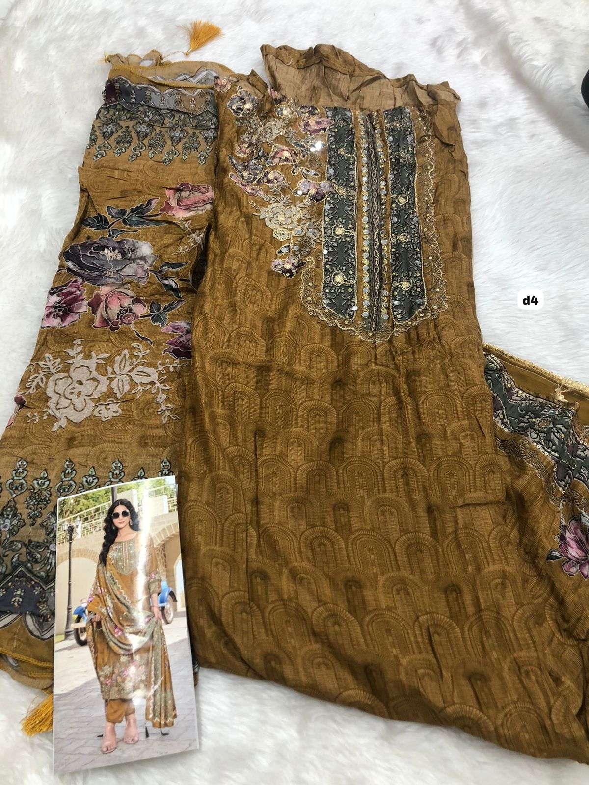 Falah Premium Maslin Collection code 30418 By Falah Designer Suits